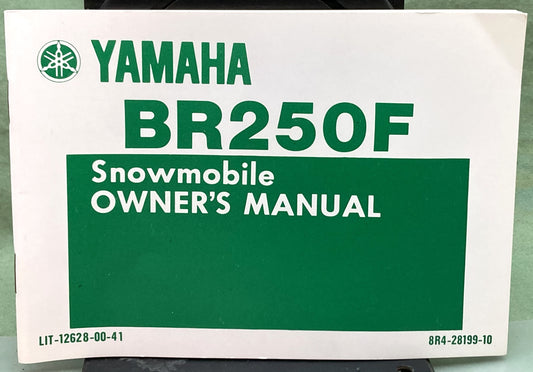 Genuine Yamaha LIT-12628-00-41 BR250F Snowmobile Owner's Manual 1981