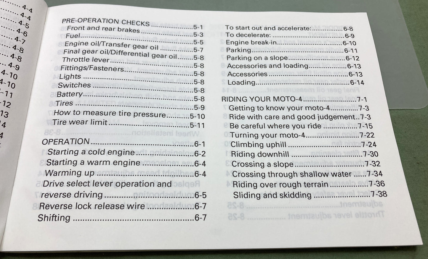 Genuine Yamaha LIT-11626-08-73 YFM400FWE Owner's Manual 1992