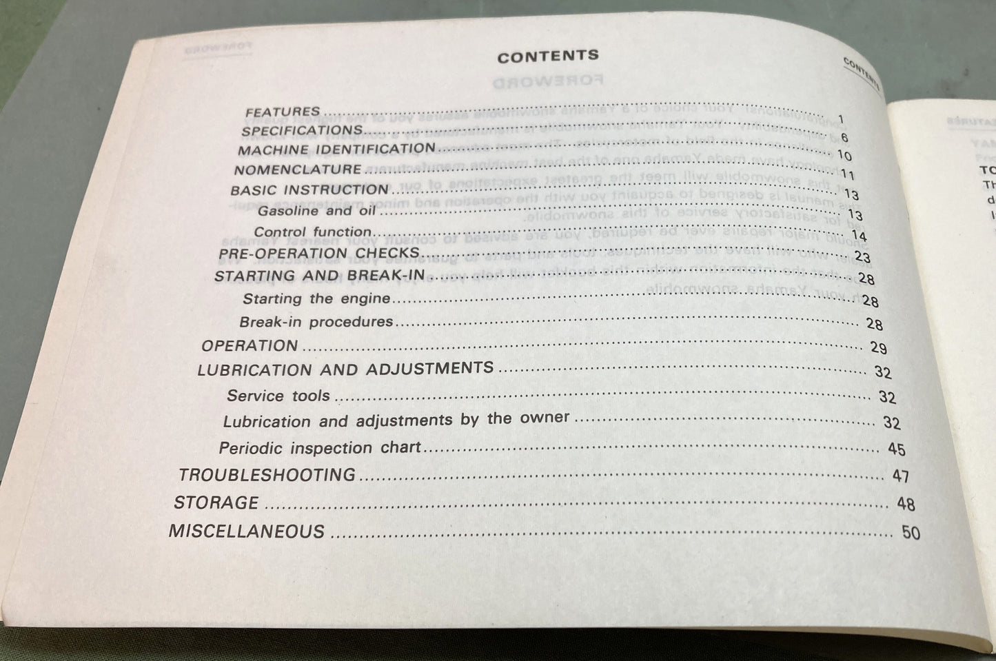 Genuine Yamaha LIT-12628-99-00 GP300 Snowmobile Owner's Manual