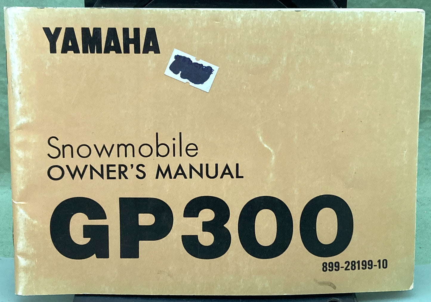 Genuine Yamaha LIT-12628-99-00 GP300 Snowmobile Owner's Manual