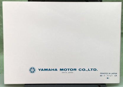 New Genuine Yamaha LIT-11626-07-31 Motorcycle Skill Test Practice Guide 1989