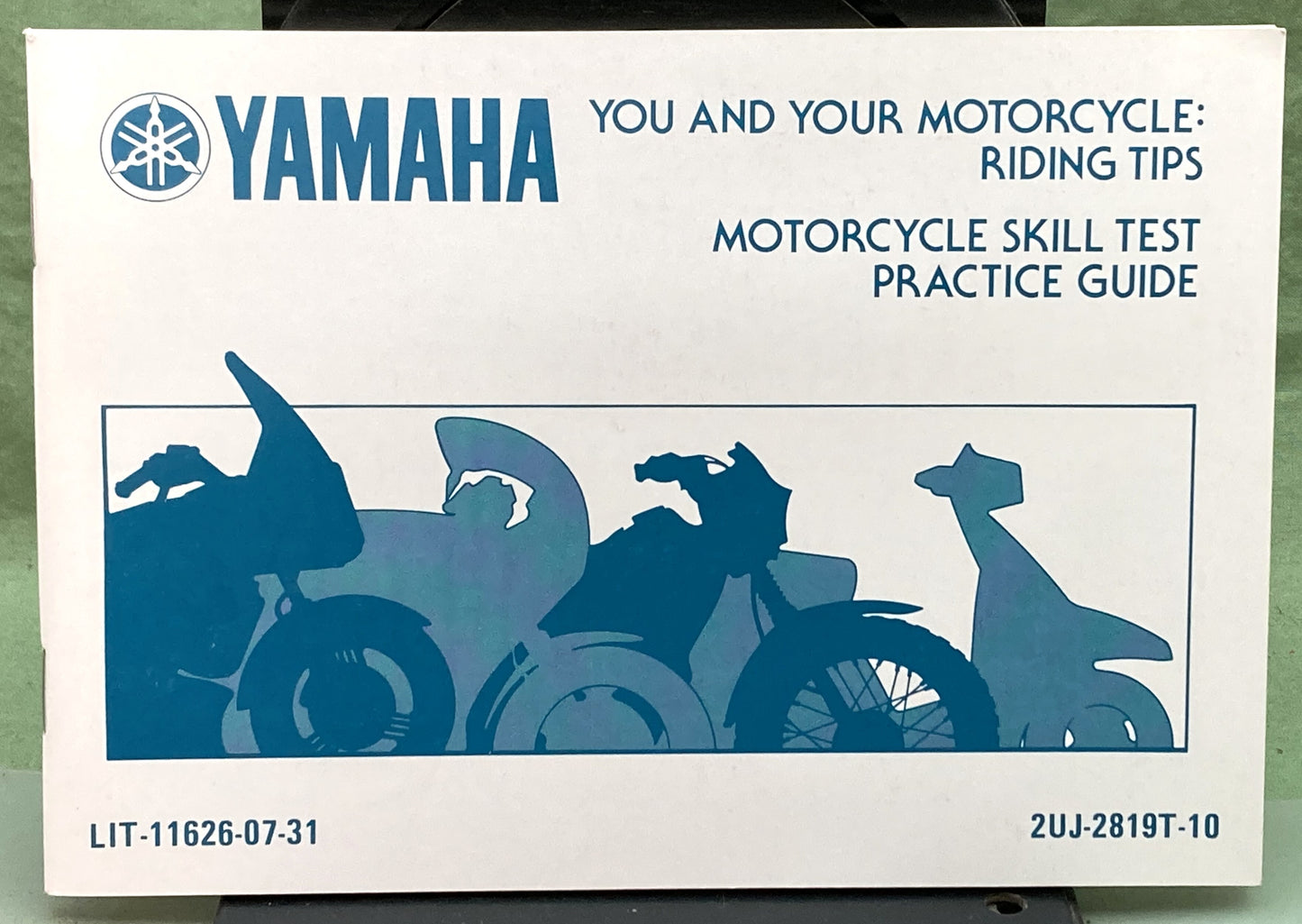 New Genuine Yamaha LIT-11626-07-31 Motorcycle Skill Test Practice Guide 1989
