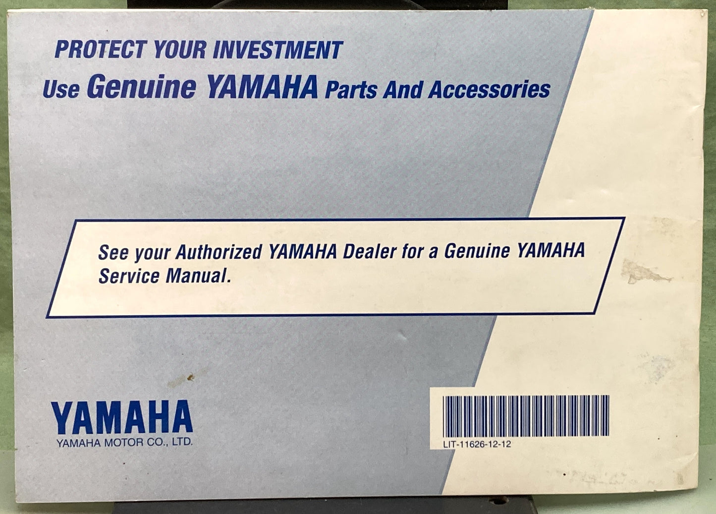 Genuine Yamaha LIT-11626-12-12 Razz SH50L SH50ML Owner's Manual 1998