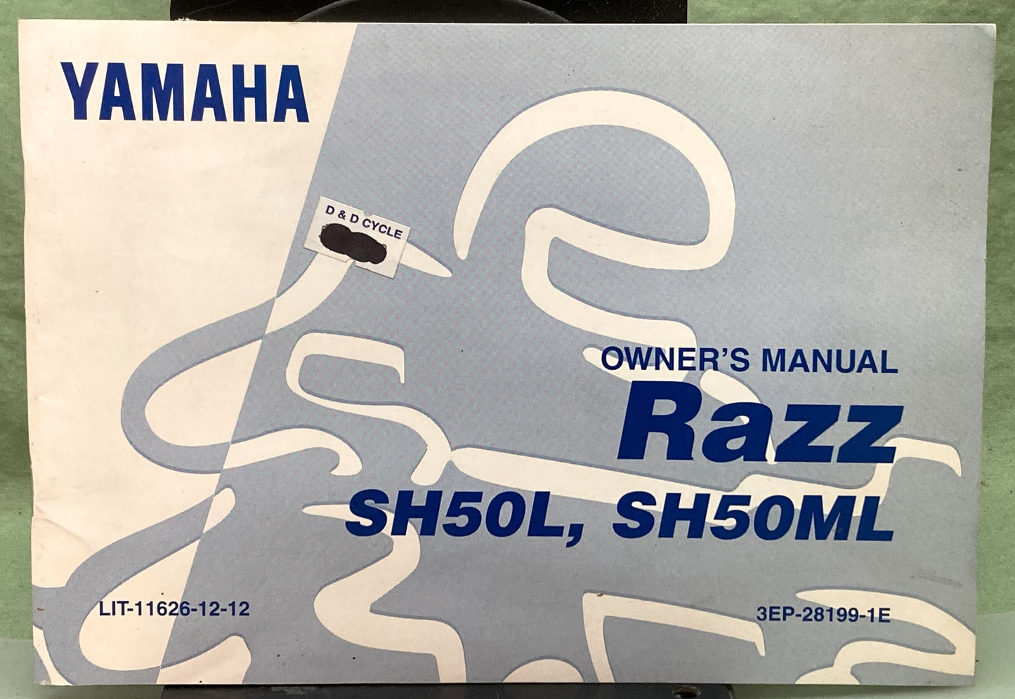 Genuine Yamaha LIT-11626-12-12 Razz SH50L SH50ML Owner's Manual 1998