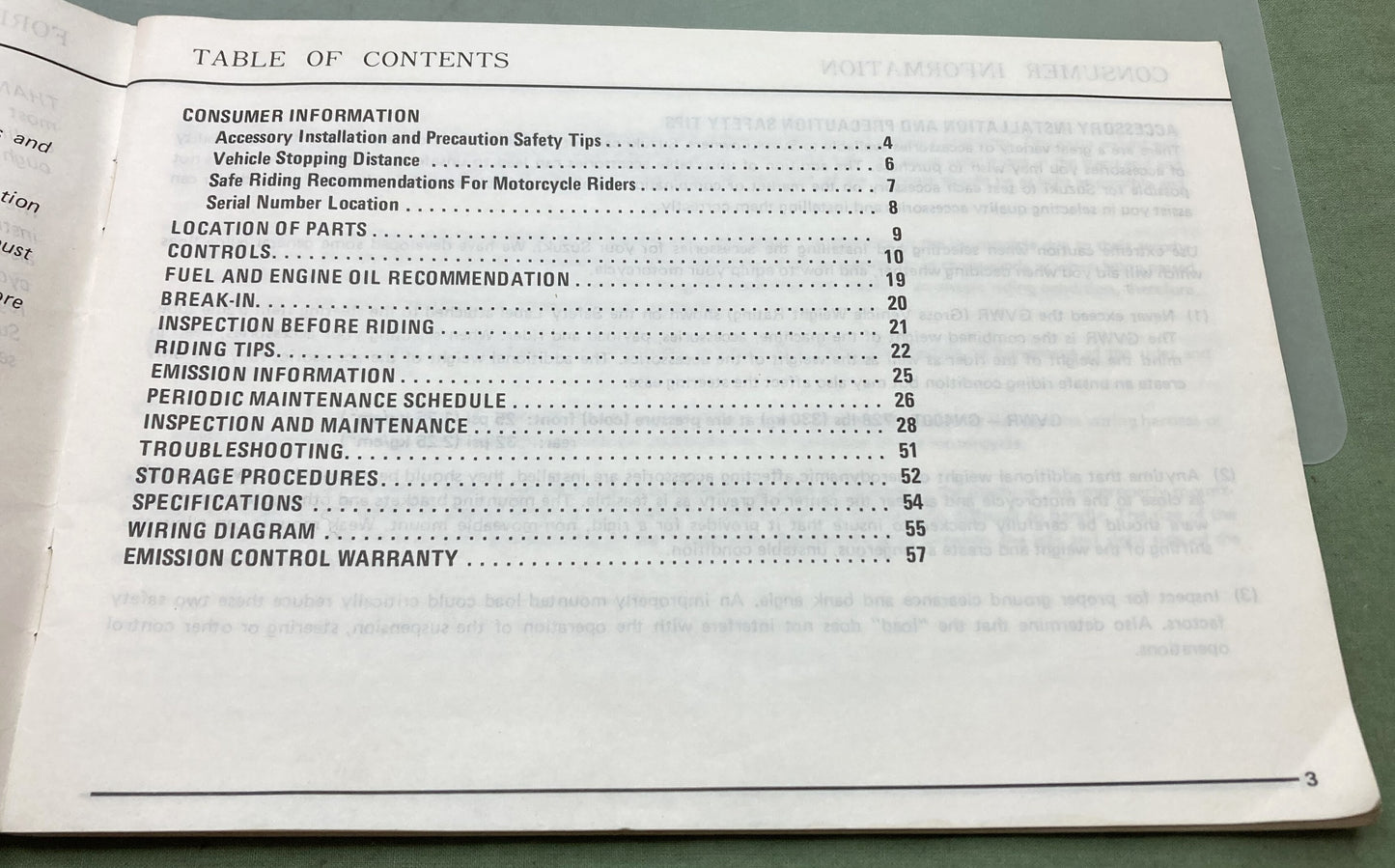 Genuine Suzuki 99011-37322-03A GN400T Owner's Manual 1981