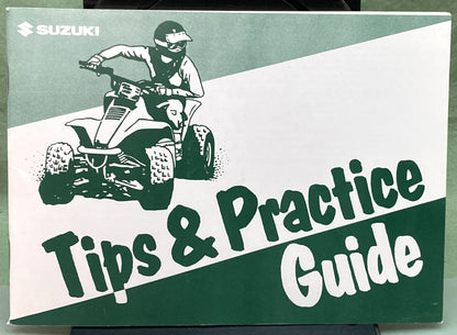 Genuine Suzuki 99014-20612-03A Tips and Practice Guide 1992