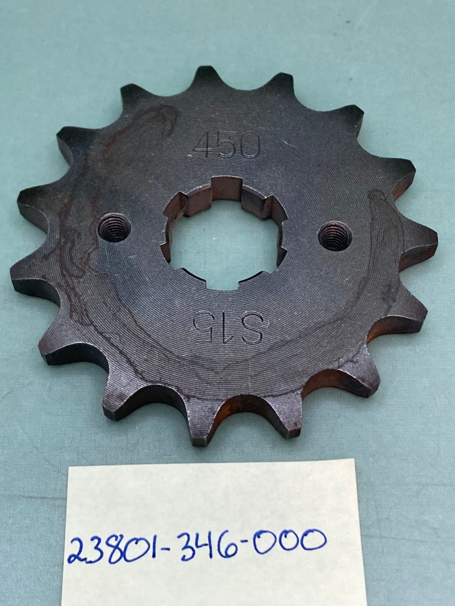 New Replaces Honda 23801-346-000 SPROCKET,DRIVE 15T