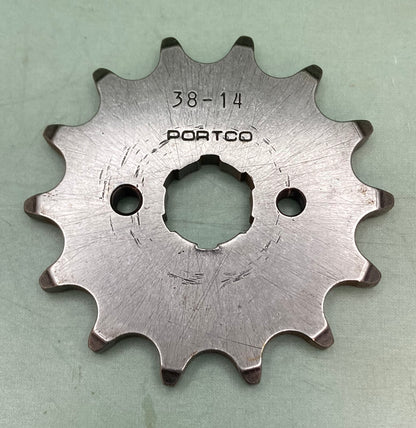 New Genuine Portco 38-14 Sprocket 14T Honda 23801-KB4-670