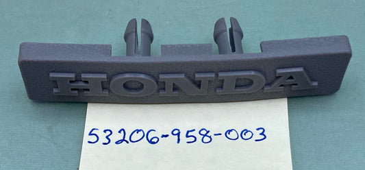 New Genuine Honda 53206-958-003 LABEL, HANDLEBAR COVER, GREY
