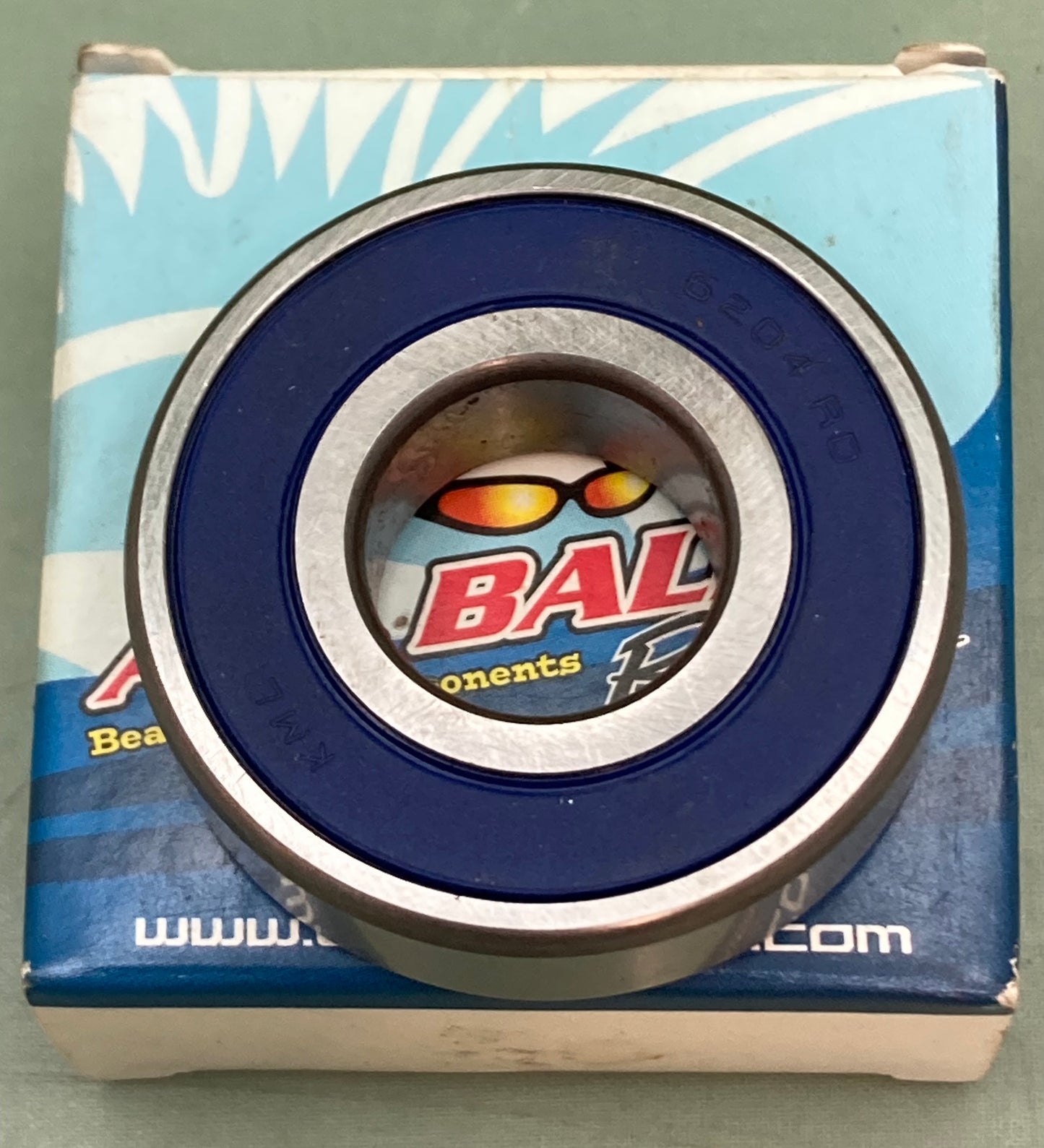 New Genuine All Balls 6204-2RS-B Bearing