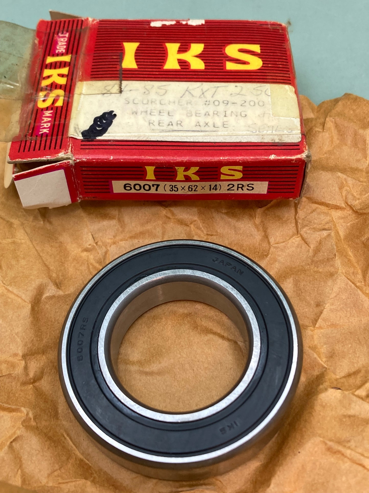 New Genuine IKS 6007-2RS Single Row Ball Bearing 35 X 62 X 14