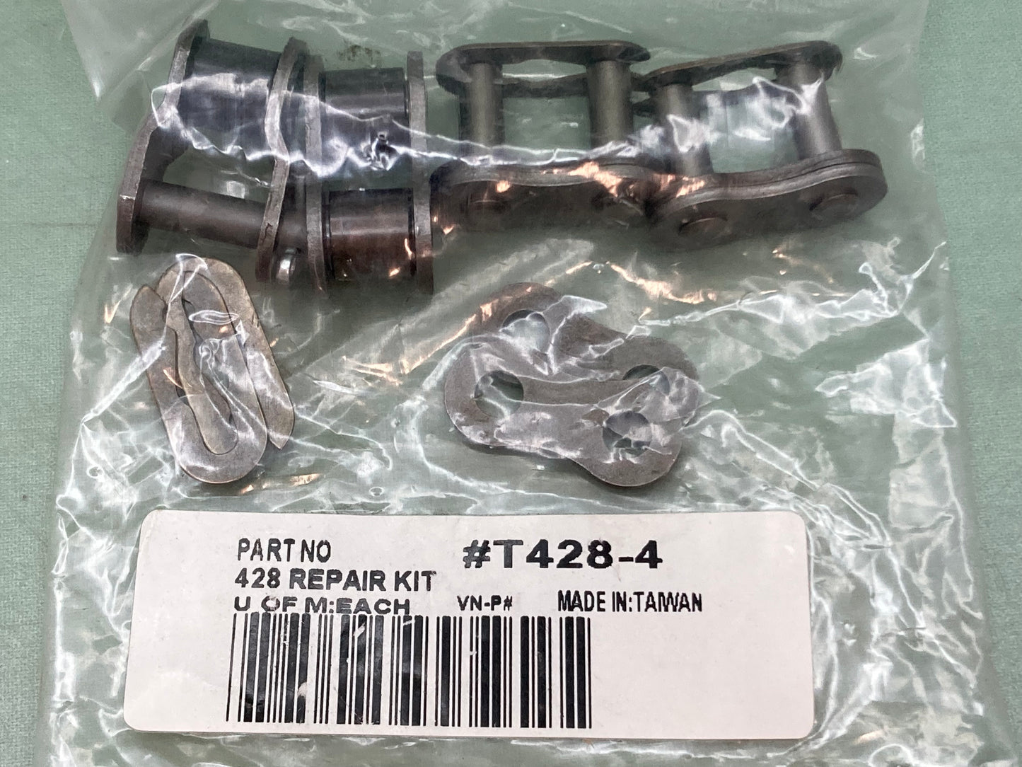 New Replaces Parts Unlimited T428-4 428 Chain Repair Kit
