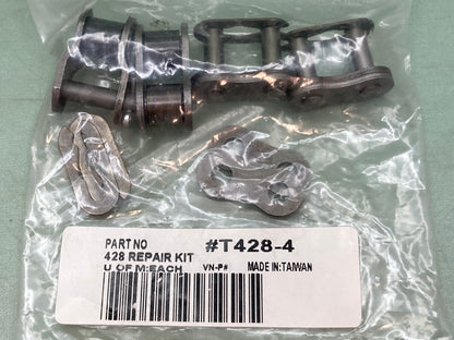 New Replaces Parts Unlimited T428-4 428 Chain Repair Kit
