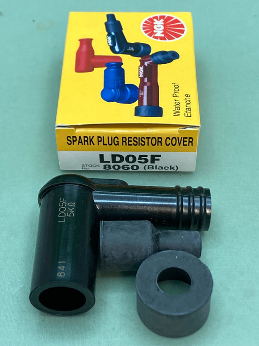 New Genuine NGK LD05F Spark Plug Resistor Cover Black