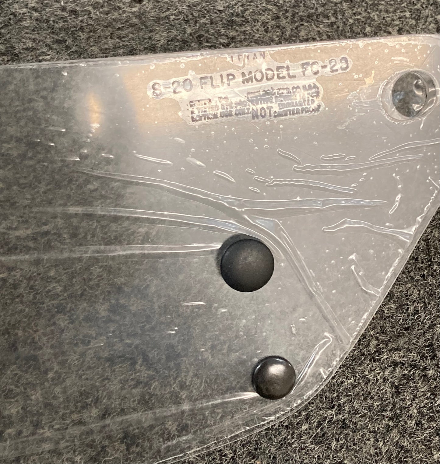 New Genuine Paulson S-20 Motorcycle Helmet Shield Flip Model FC-28