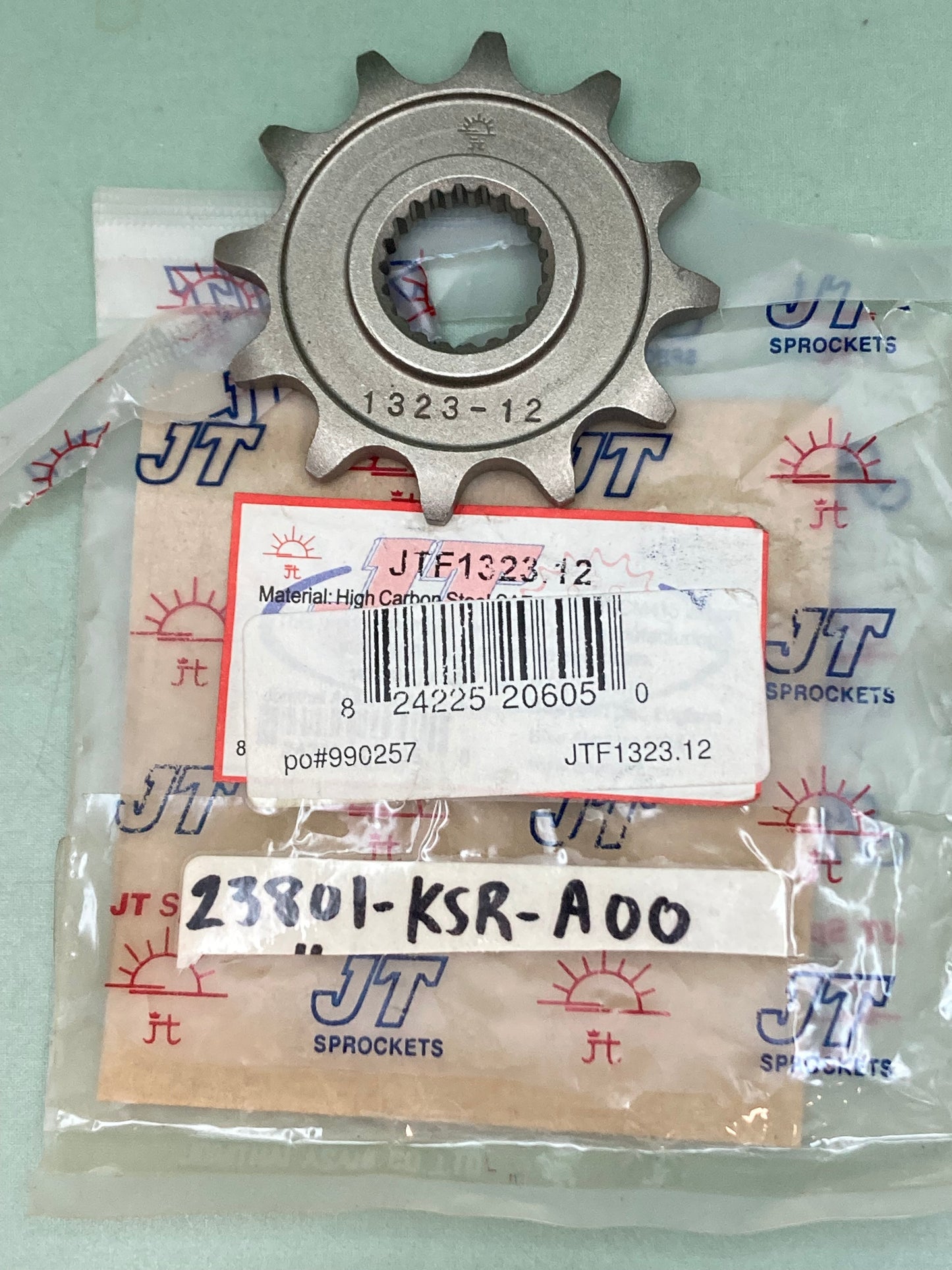New Genuine JT Sprockets JTF1323.12 Honda 23801-KSR-A00