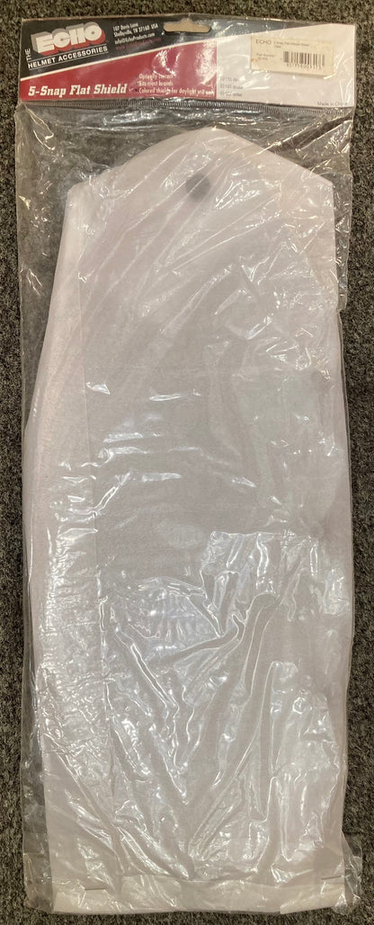 New Genuine ECHO 02-505 Flat Clear Helmet Shield, 5-Snap