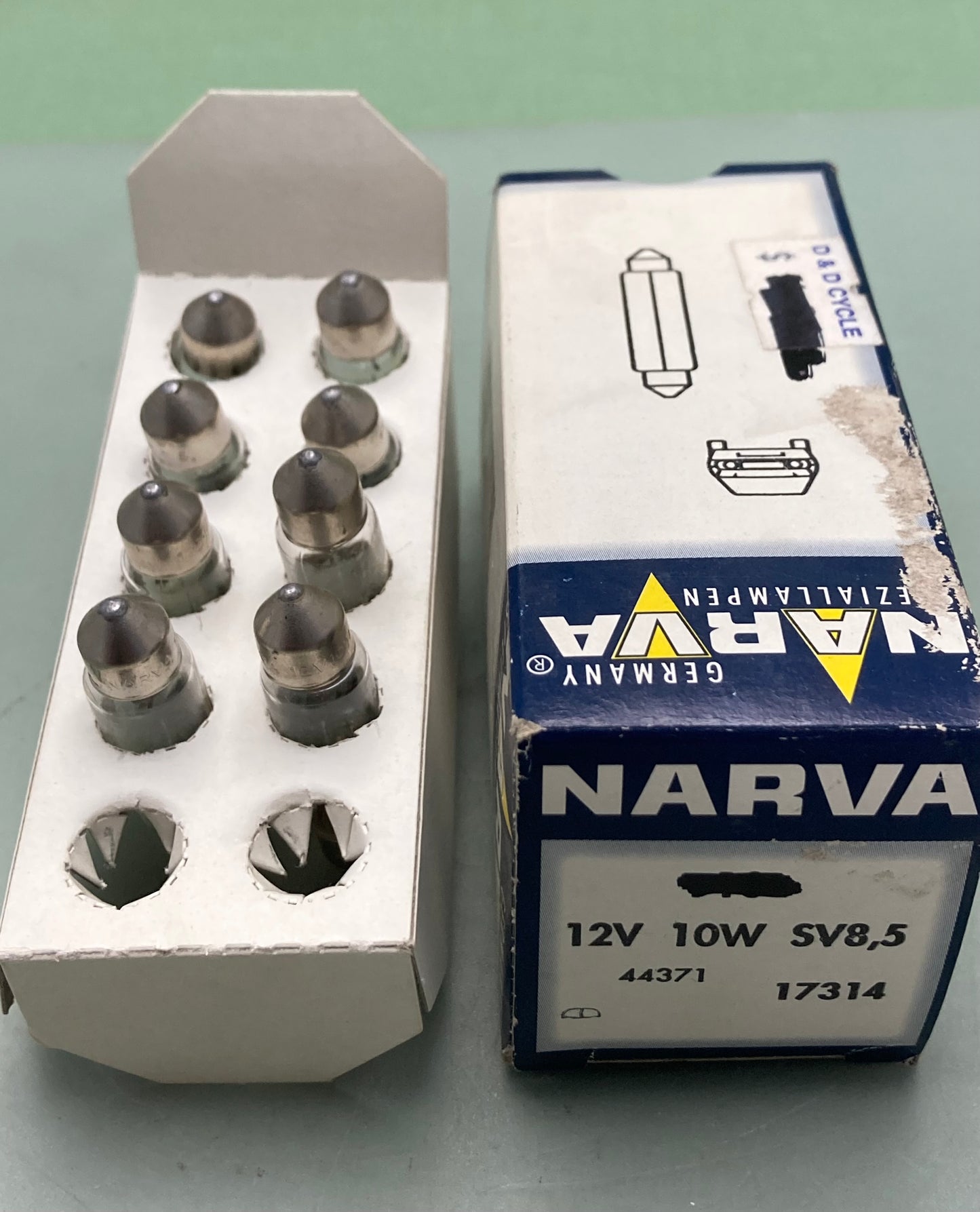 8 PK New Genuine Narva 17314 Bulb 12V/10W SV8,5