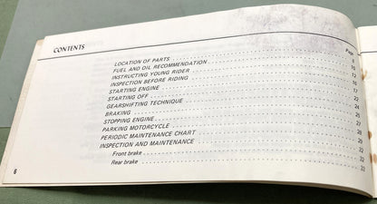 Genuine Suzuki 99011-41651 RM80 Owner's Manual 1978