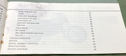 Genuine Suzuki 99011-41651 RM80 Owner's Manual 1978