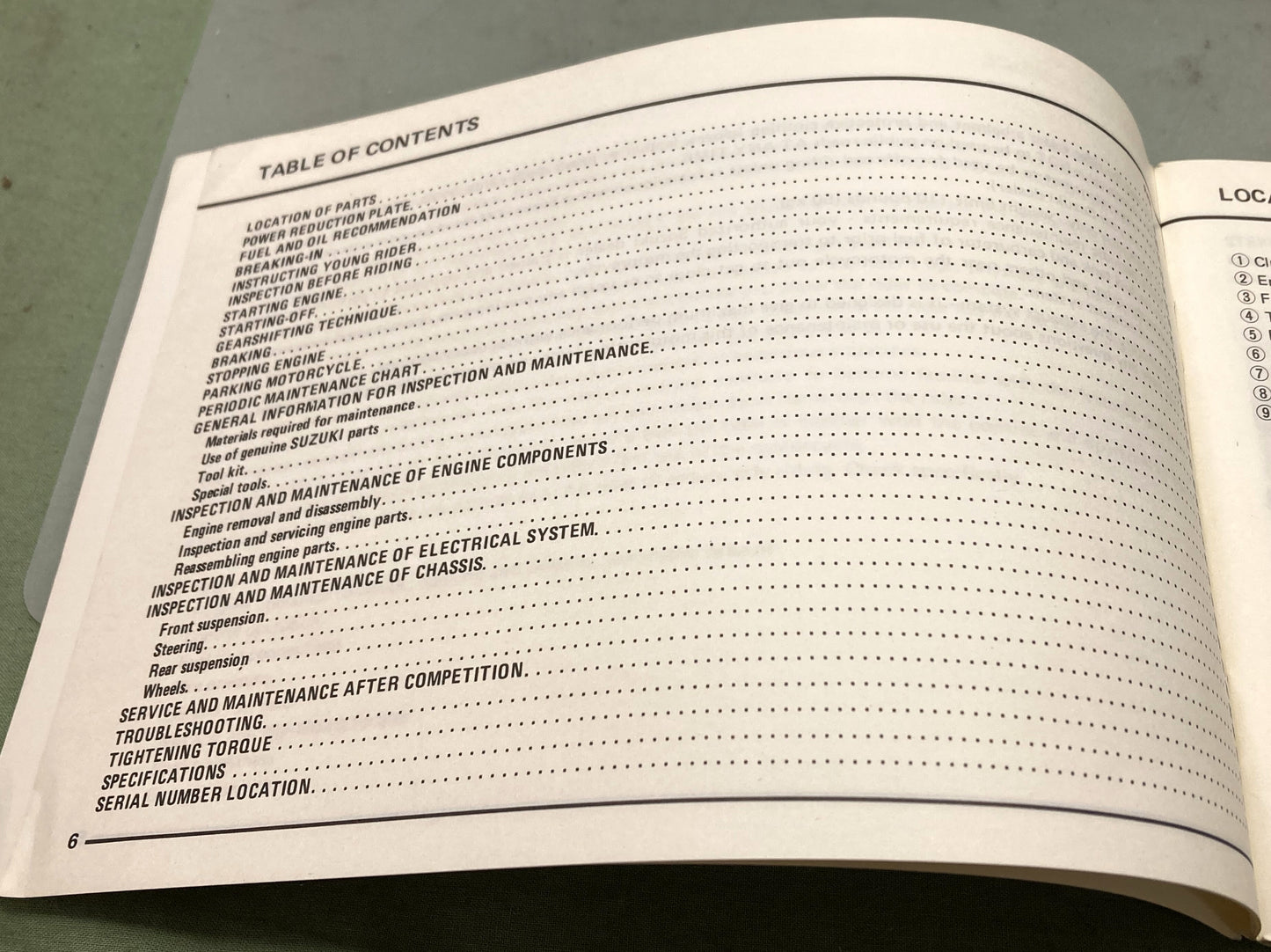 Genuine Suzuki 99011-46693-03A RM60 Owner's Manual 1981