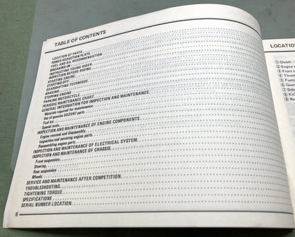 Genuine Suzuki 99011-46694-03A RM60 Owner's Manual 1982