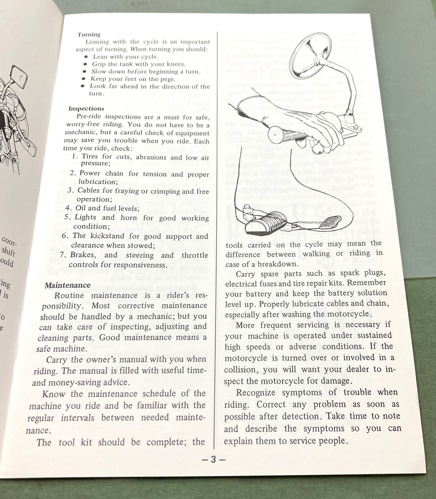 Genuine Suzuki 99014-20602 Motorcycle Riding Tips 1983