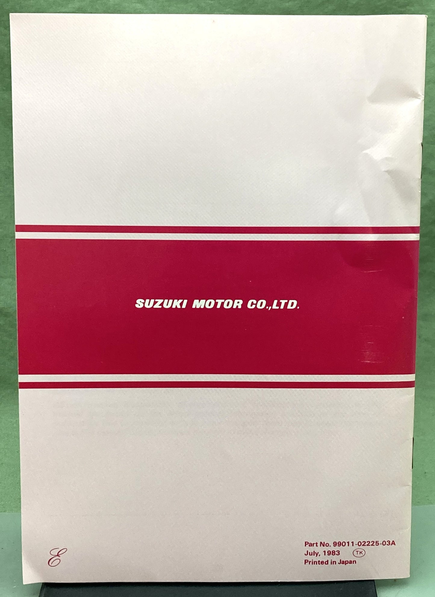 Genuine Suzuki 99011-02225-03A FA50 Owner's Manual 1983