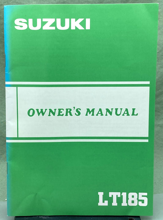 Genuine Suzuki 99011-24421-03A LT185 Owner's Manual 1984