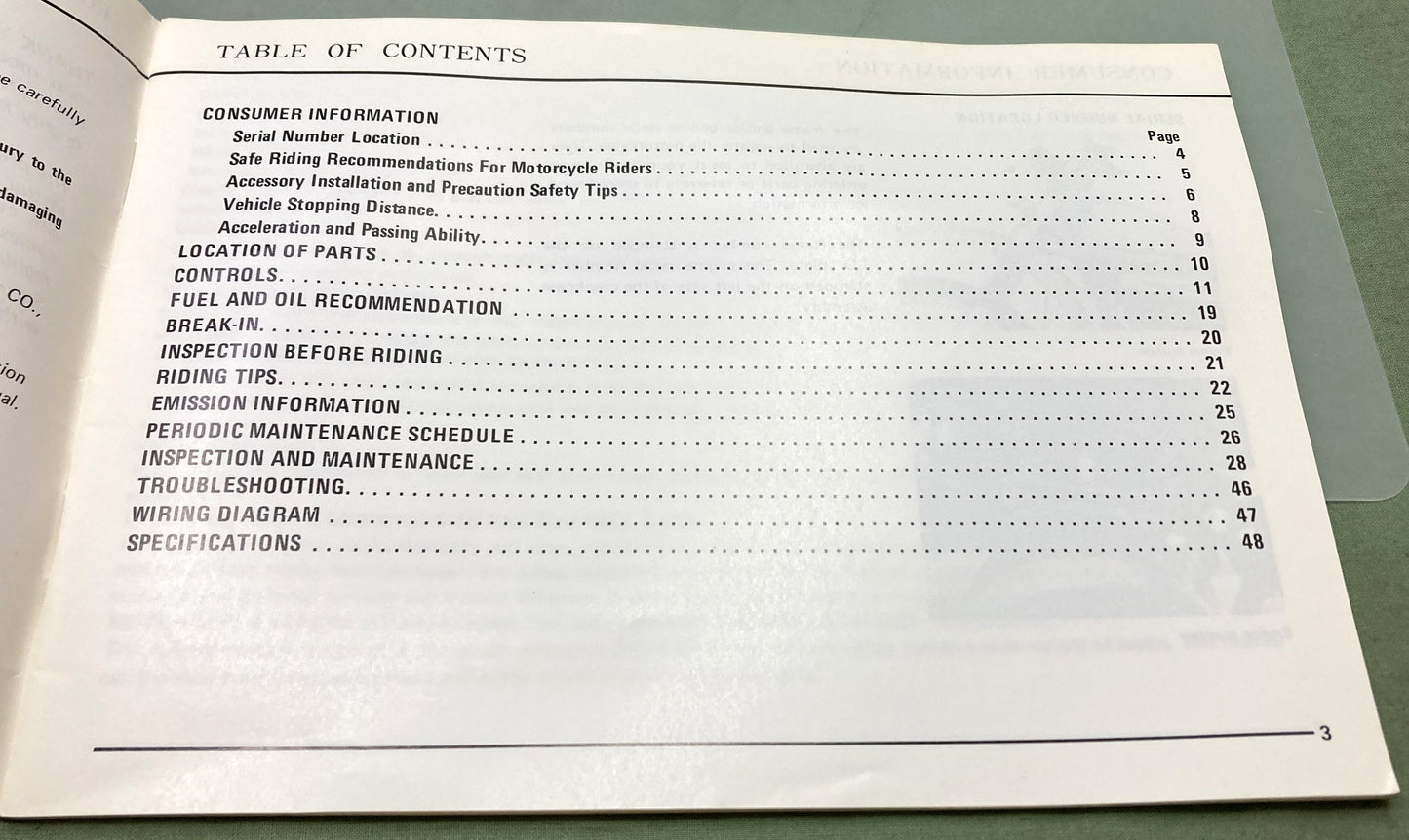 Genuine Suzuki 99011-29922-03A TS185 Owner's Manual 1980