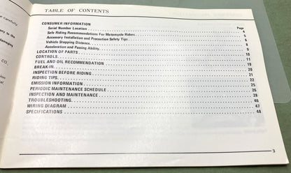 Genuine Suzuki 99011-29922-03A TS185 Owner's Manual 1980