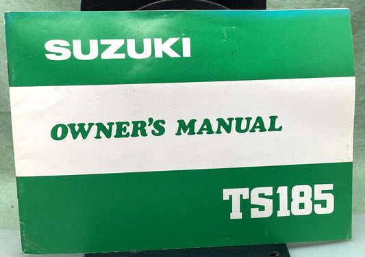 Genuine Suzuki 99011-29922-03A TS185 Owner's Manual 1980