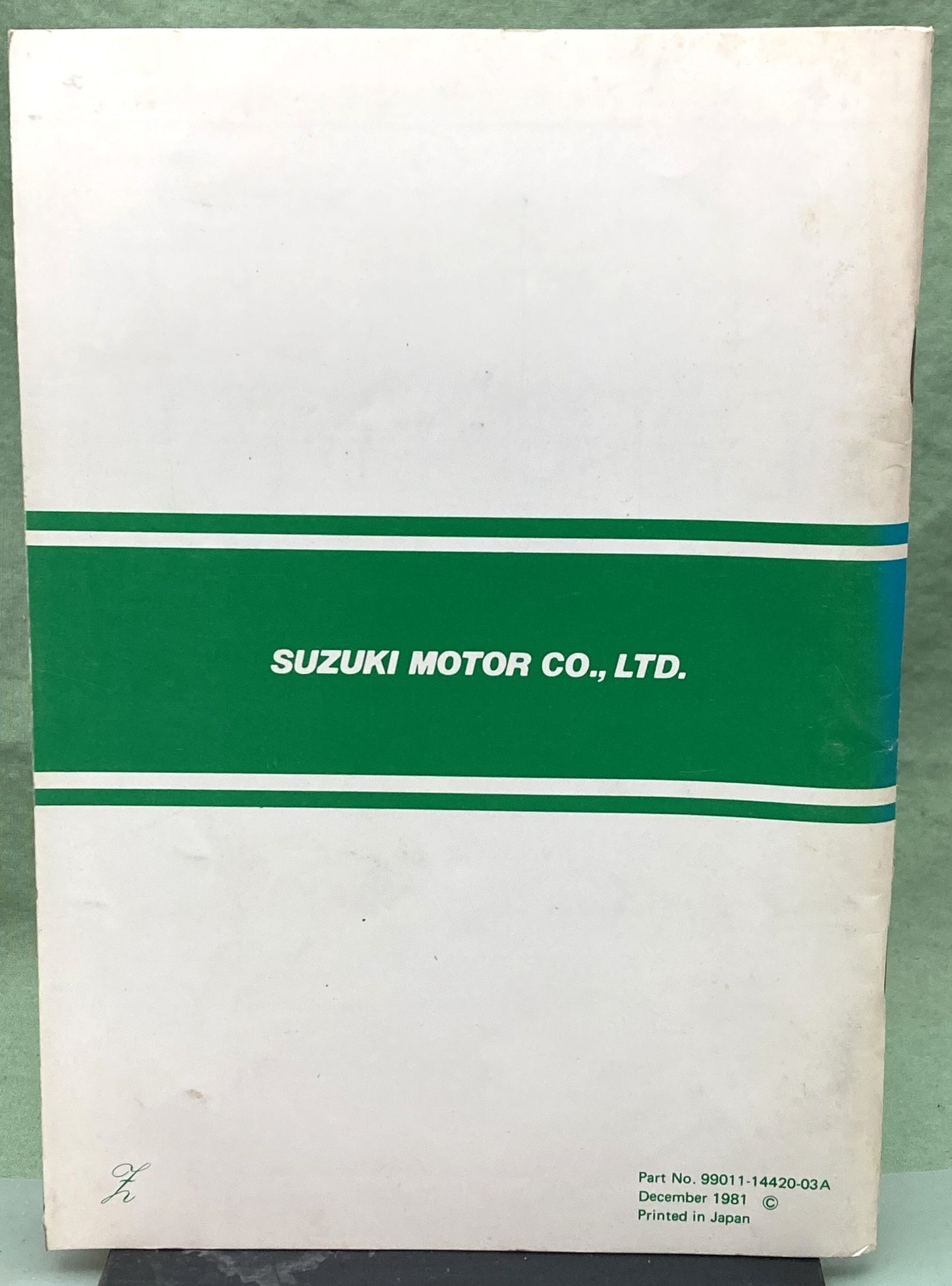 Genuine Suzuki 99011-14420-03A PE175 Owner's Maintenance Manual 1981