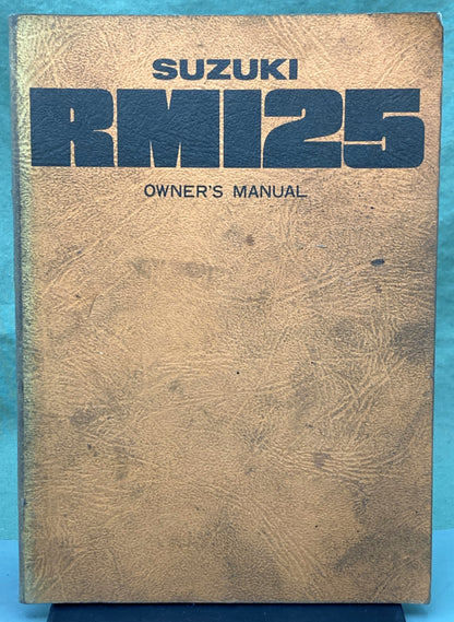 Genuine Suzuki 99011-41603 RM125 Owner's Manual 1977