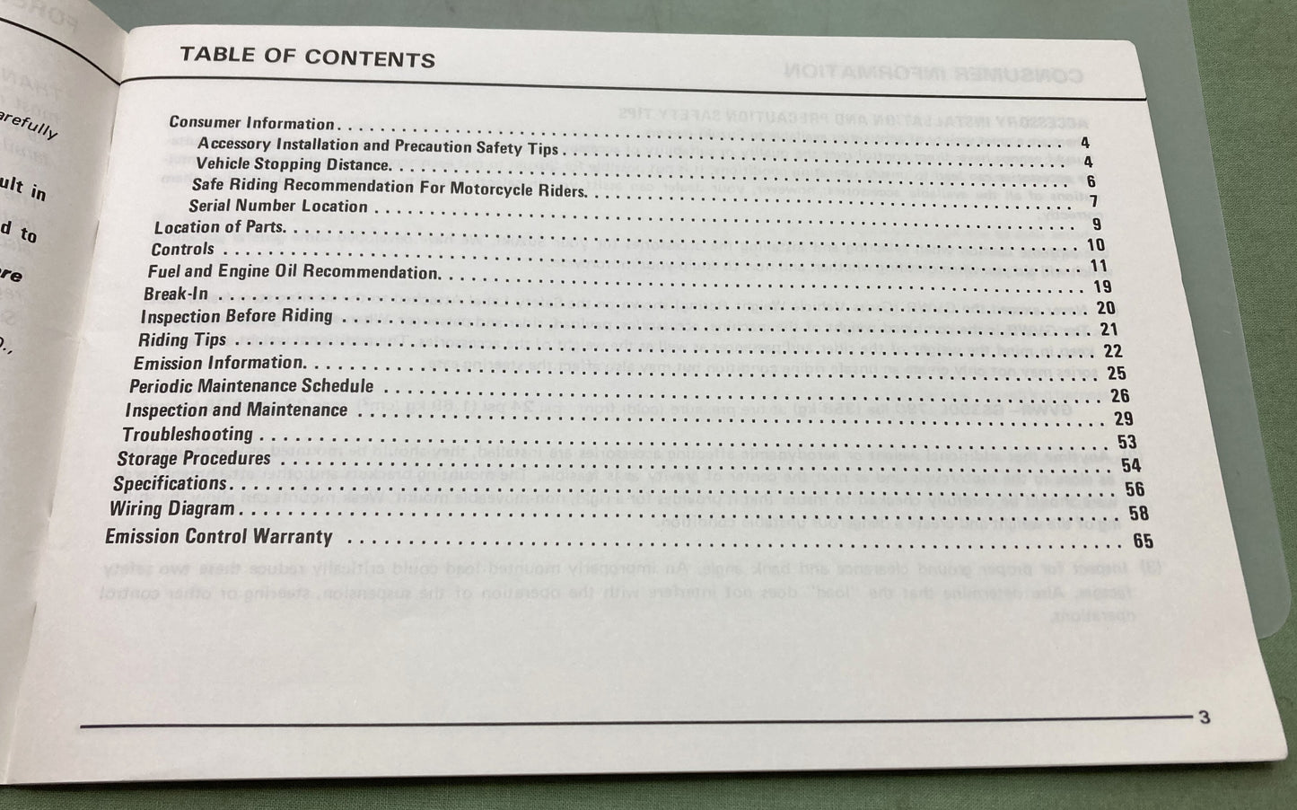 Genuine Suzuki 99011-11920-03A GS300L Owner's Manual 1982