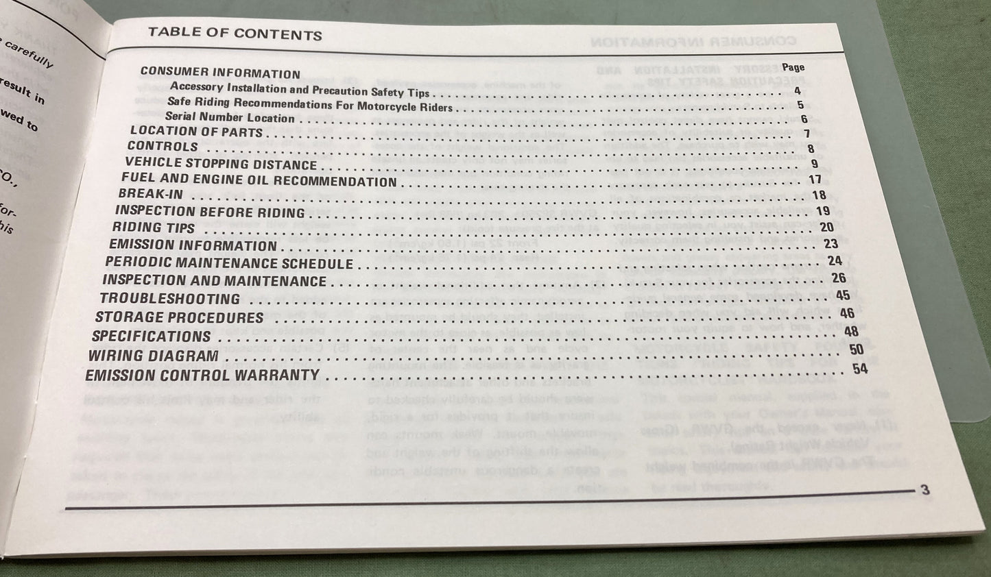 Genuine Suzuki 99011-38220-03A SP250 Owner's Manual 1982