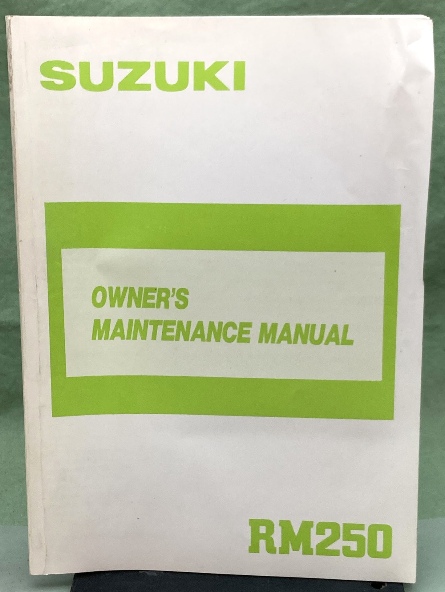 Genuine Suzuki 99011-26C50-03A RM250 Owner's Maintenance Manual 1987