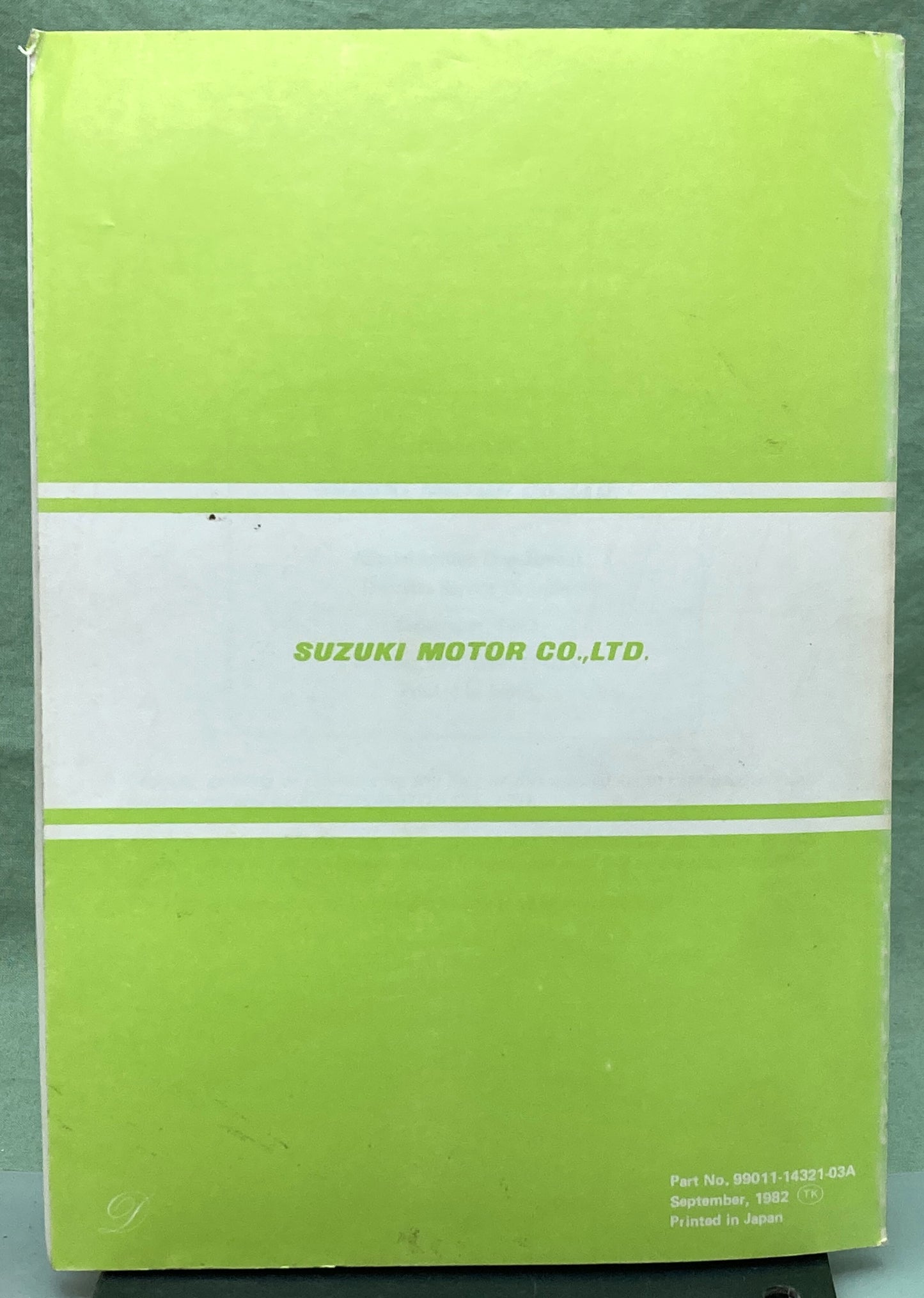 Genuine Suzuki 99011-14321-03A RM250 Owner's Maintenance Manual 1982