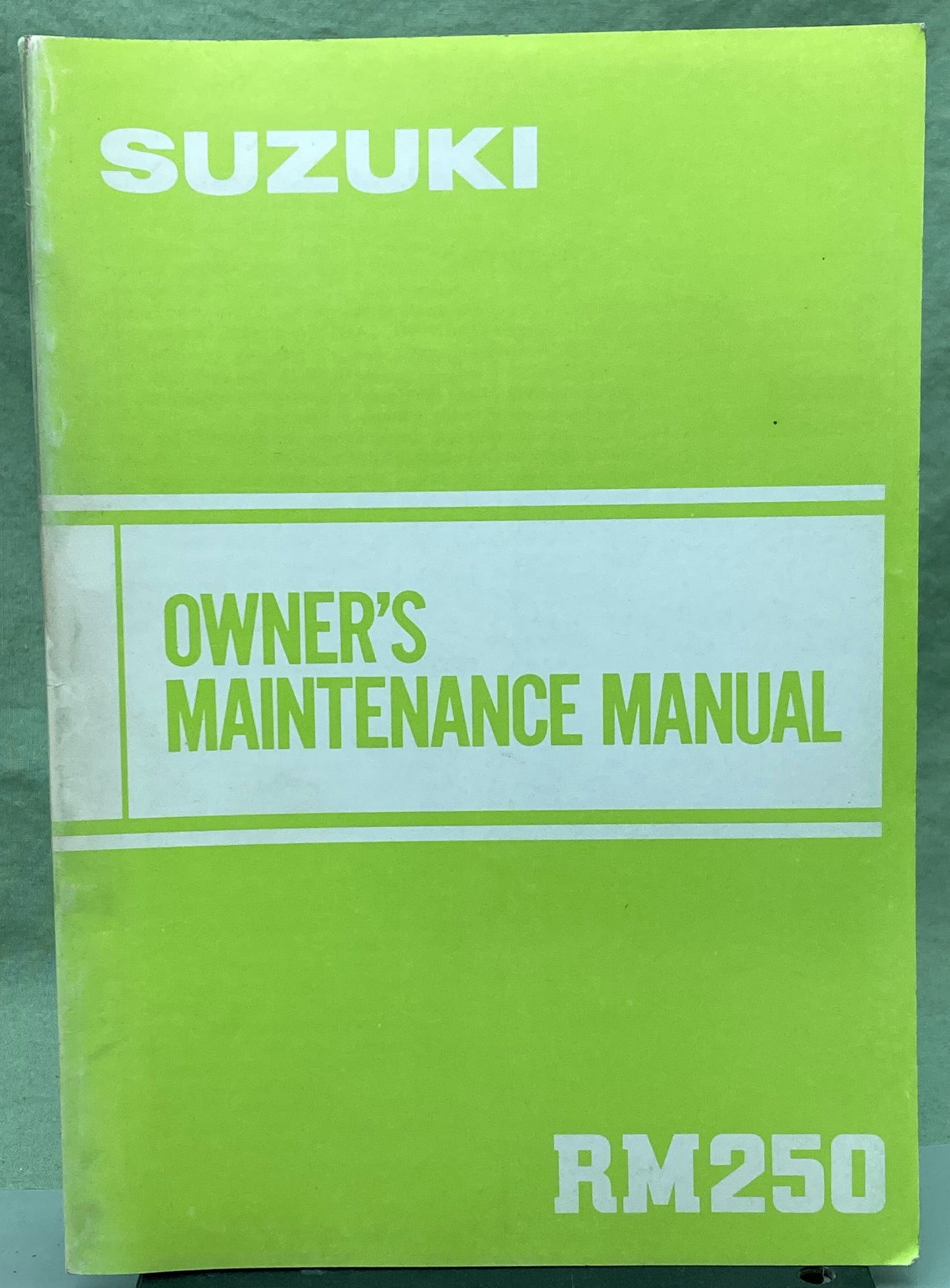 Genuine Suzuki 99011-14321-03A RM250 Owner's Maintenance Manual 1982