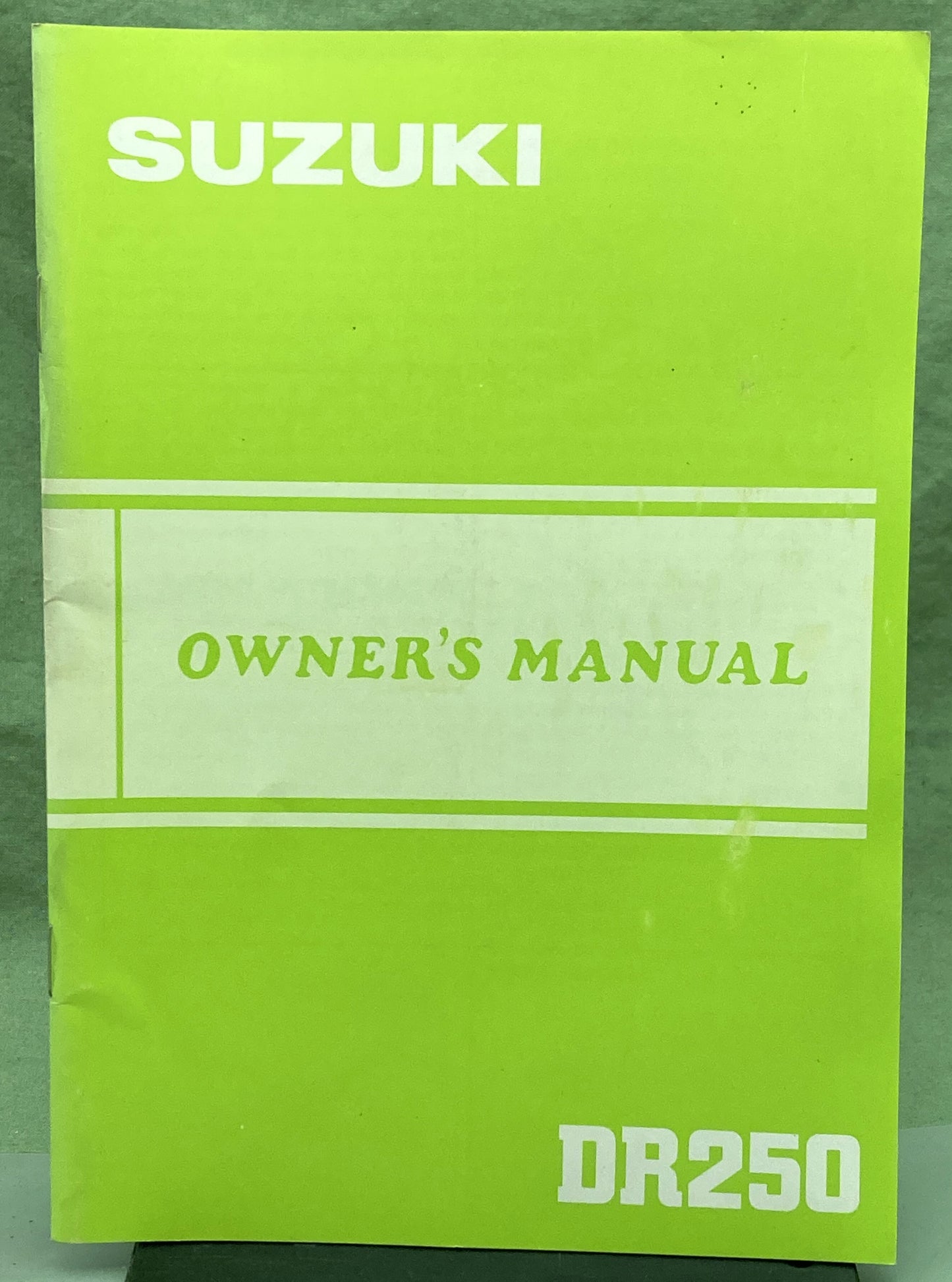 Genuine Suzuki 99011-38233-03A DR250 Owner's Manual 1984