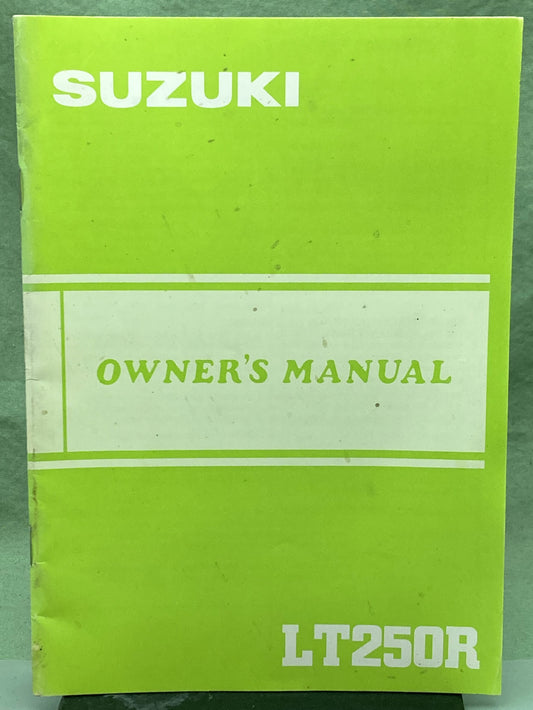 Genuine Suzuki 99011-19A20-03A LT250R Owner's Manual 1984