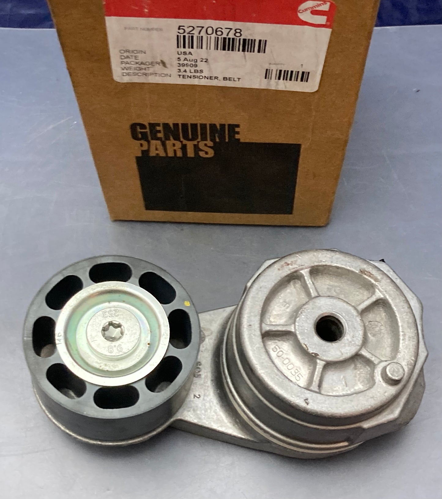New Genuine Cummins 5270678 Belt Tensioner