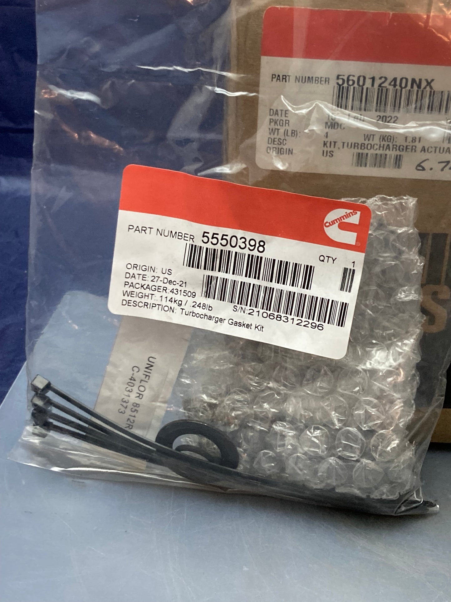 New Genuine Cummins 5601240NX Turbocharger Actuator
