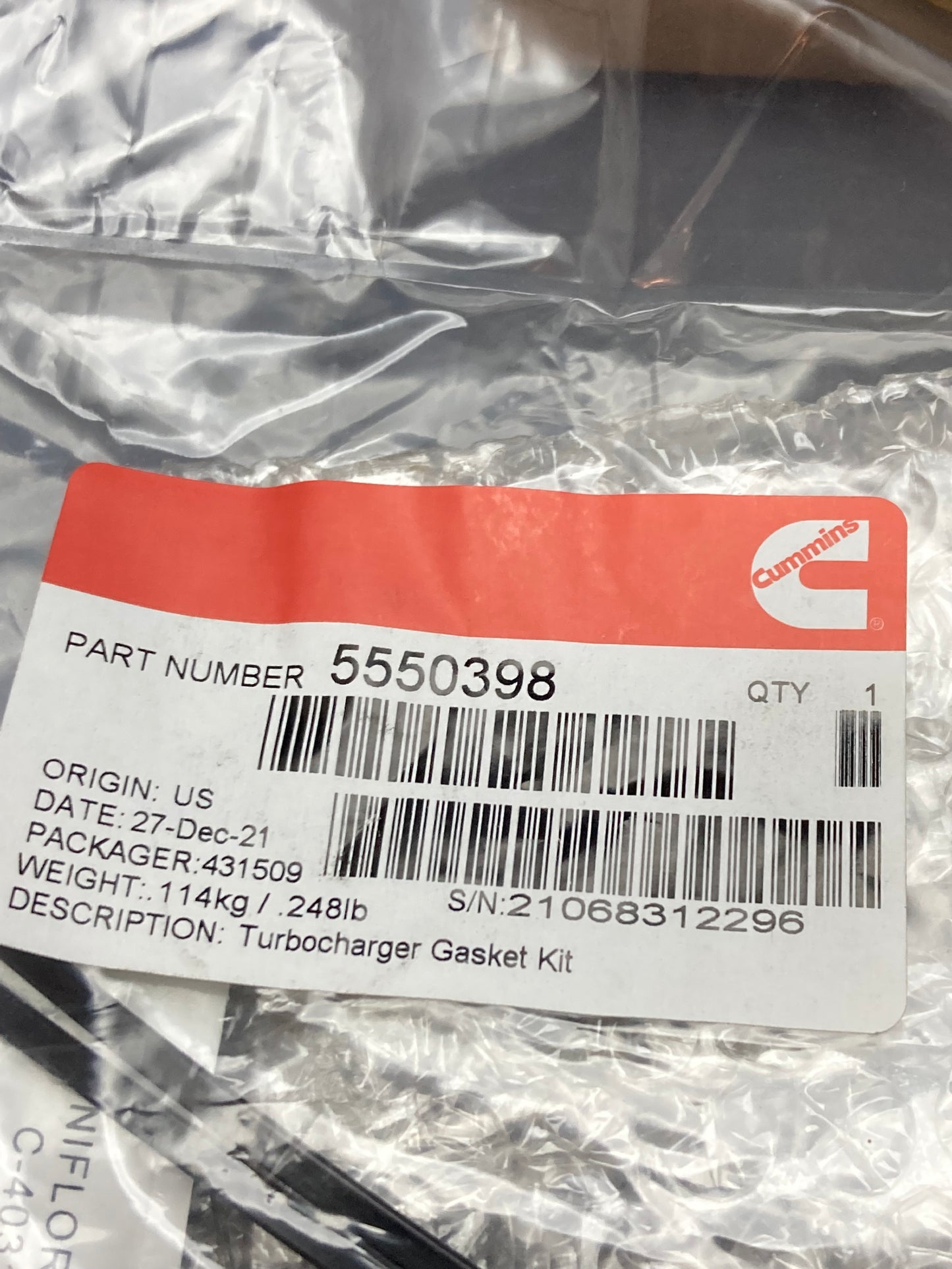 New Genuine Cummins 5601240NX Turbocharger Actuator