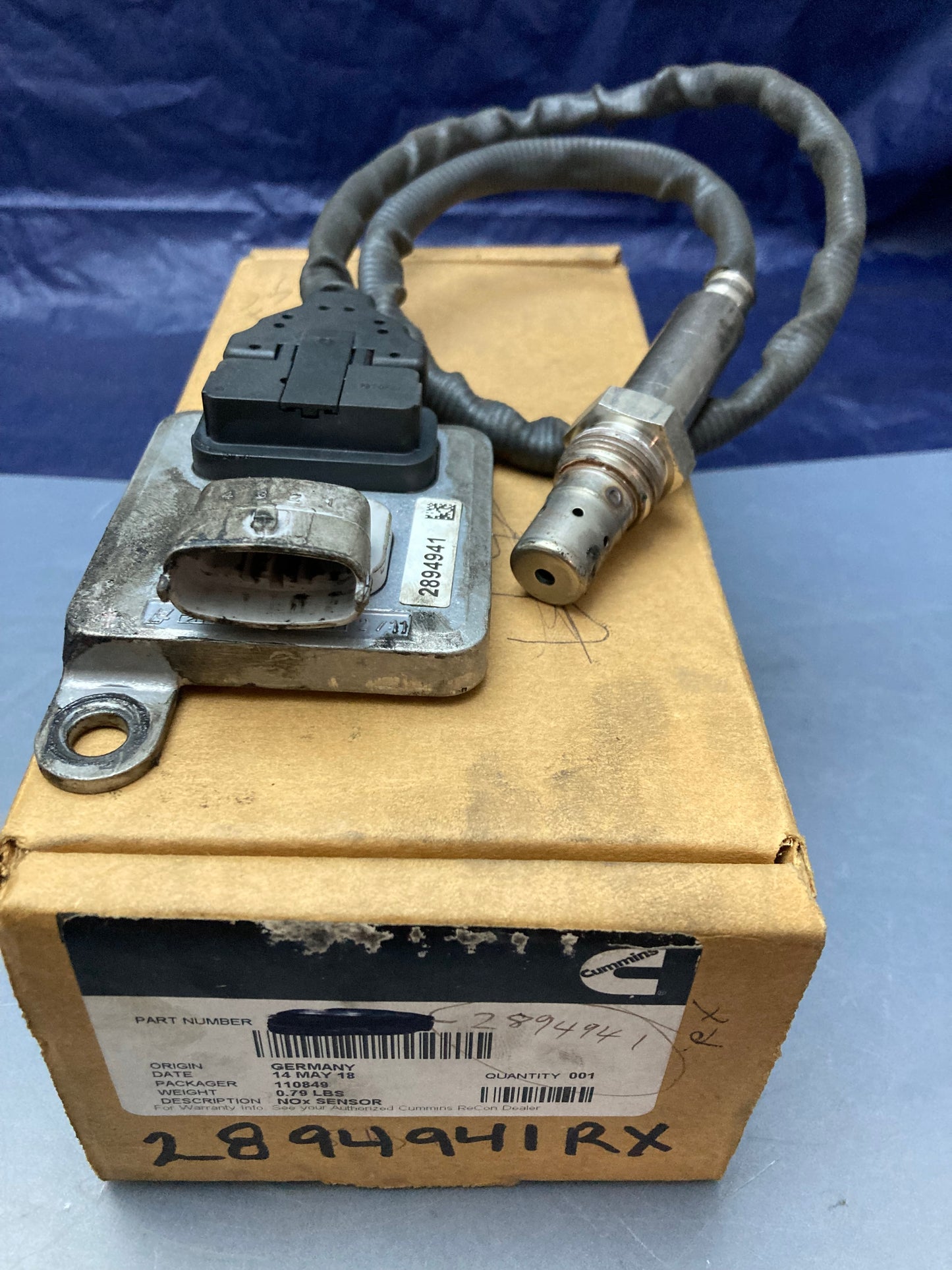 Genuine Cummins 2894941RX NOx Sensor