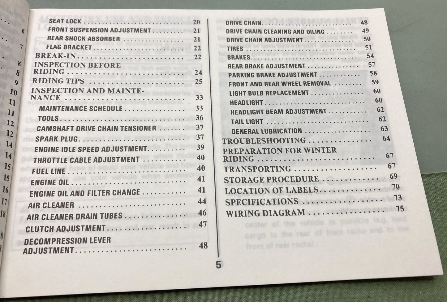 Genuine Suzuki 99011-22A23-03A LT230S Owner's Manual 1987