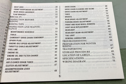 Genuine Suzuki 99011-22A22-03A LT230S Owner's Manual 1986