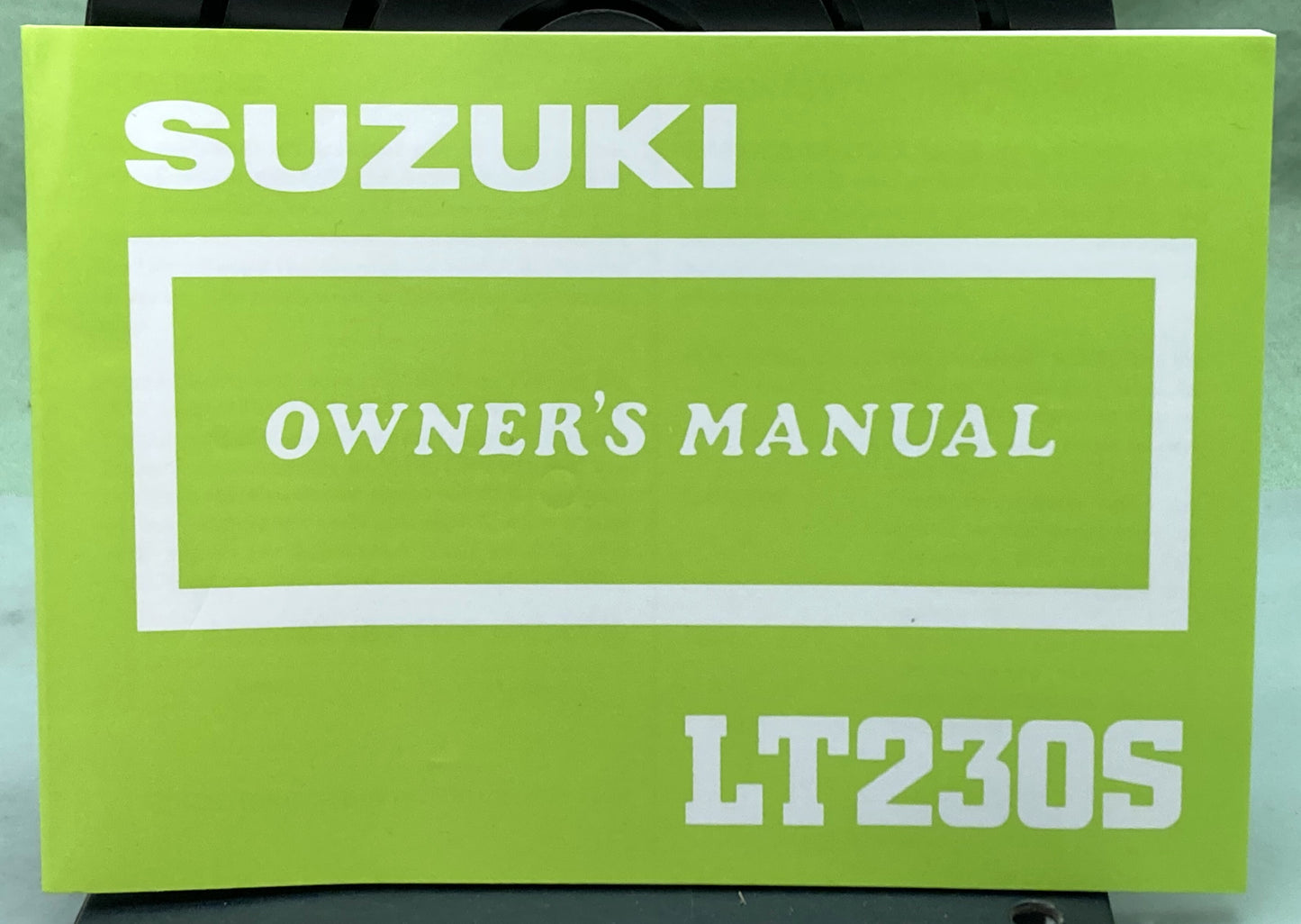 Genuine Suzuki 99011-22A22-03A LT230S Owner's Manual 1986
