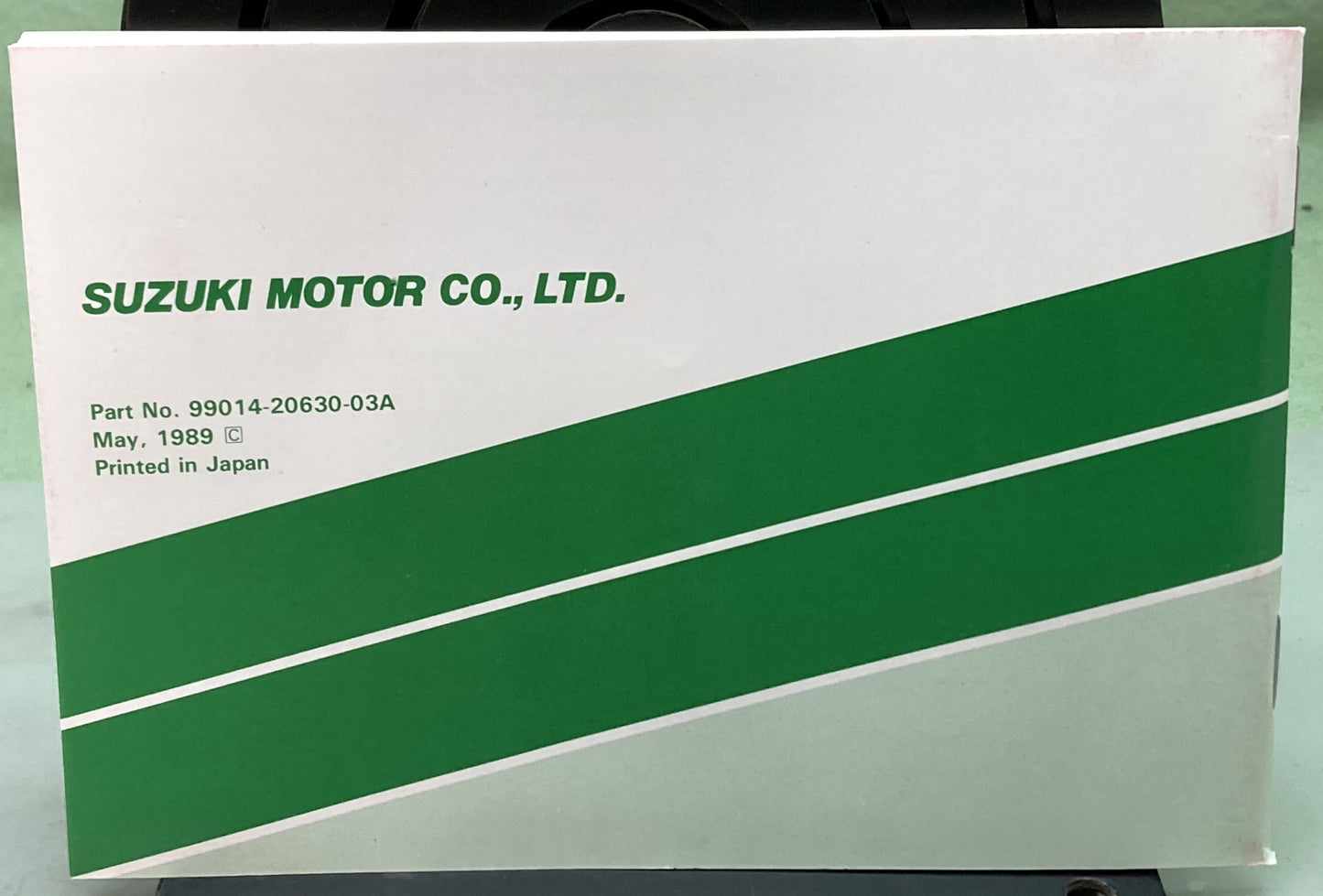 Genuine Suzuki 99014-20630-03A You and Your Motorcycle Riding Tips 1989