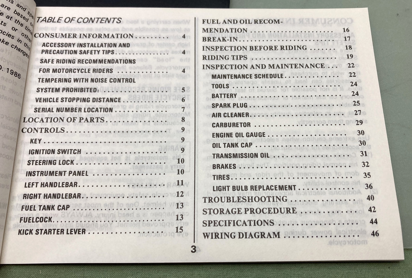 Genuine Suzuki 99011-02228-03A FA50 Owner's Manual 1986
